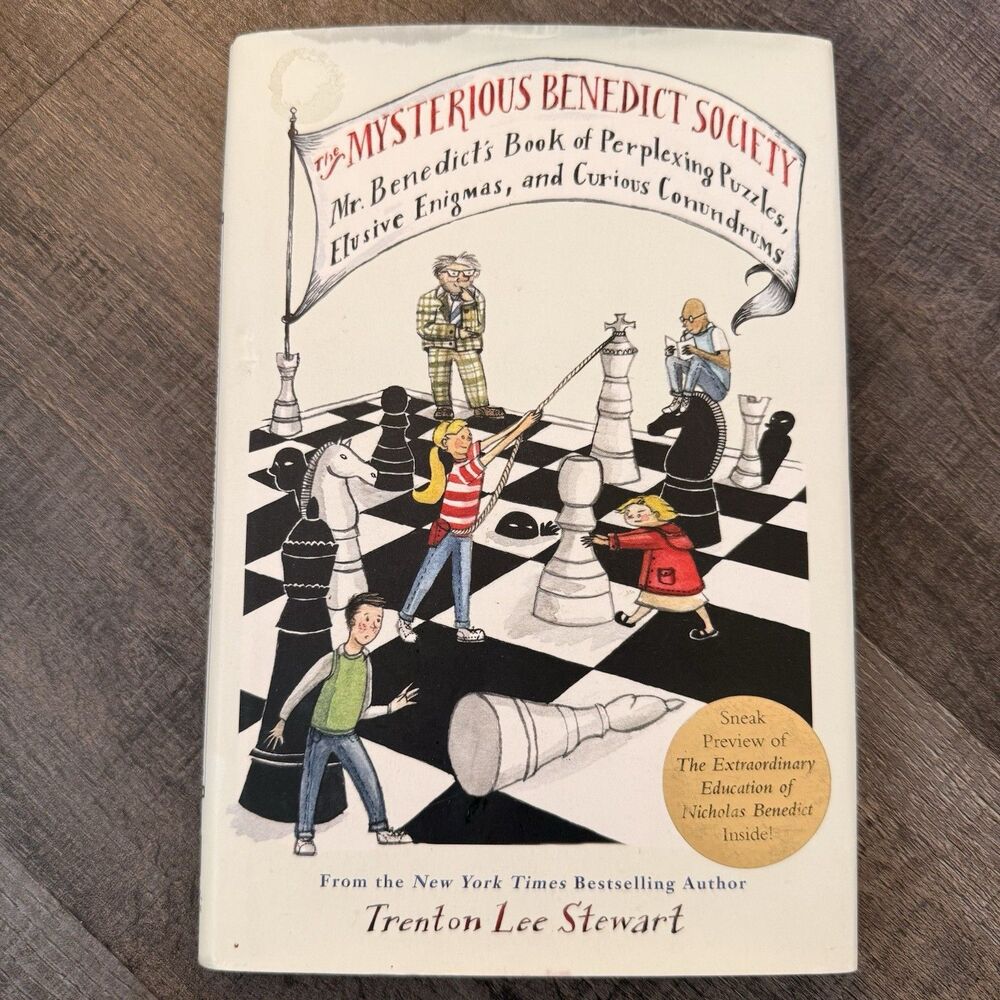 Mysterious Benedict Society Mr. Benedict's Book of Perplexing Puzzles PB 2011